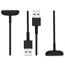 TenCloud Charging Clip Compatible with Fitbit Luxe/Charge 5- Replacement USB Charger Adapter Charge Cord Charging Cable for Luxe Smart Fitness Watch