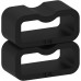 TenCloud 10-Pack for Garmin vivofit 3/vivofit JR. Tracker Replacement Black Silicone Secure Band Keepers Fasteners Rings Holders Loops