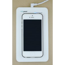 Wireless Cell Phone Charger - Qi Certified Wireless Charger - Charging Qi-Enabled Phones - Black / White