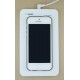 Wireless Cell Phone Charger - Qi Certified Wireless Charger - Charging Qi-Enabled Phones - Black / White