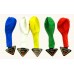 Flashing Light UP LED 5 Balloons Night Glow Disco Party Multi Color