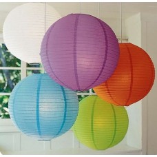 Set of 10 Indoor-outdoor Hand made Round Style Party/Wedding Decoration Chinese Paper Lanterns/lamps 8" Diameter