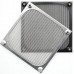 120mm Computer Anodized Aluminum Case Fan Filter Guard Grill Anti-dust Silver