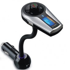 Car Handsfree Bluetooth Voice Prompts MP3 FM Transmitter For iPhone4S 5 GalaxyS4
