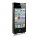 Clear Black Air Jacket Set For iPhone 4/4S (2 Screen Protectors (1 Crystal Clear, 1 Anti Glare))