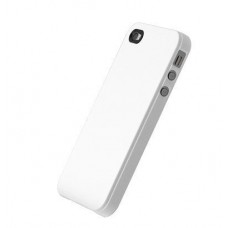 Rubber Coating White Air Jacket Set For iPhone 4/4S (2 Screen Protectors (1 Crystal Clear, 1 Anti Glare))