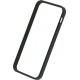 Black Slate Slim Frame Flat Bumper Set For iPhone 5S & 5 (2 Screen Protectors (1 Crystal Clear, 1 Anti Glare)+1 Back Protector) Japanese Import